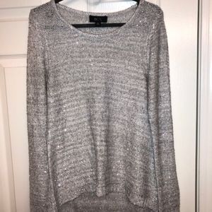 Knit Top w/ Silver Sparkle